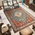 Whitewashed Multi Color Boho Rug Polyester Geometric Rug Pet Friendly Non-Slip Machine Washable Carpet for Home Decor Brick Red Clearhalo 'Area Rug' 'Bohemian' 'Rugs' Rug' 2141575