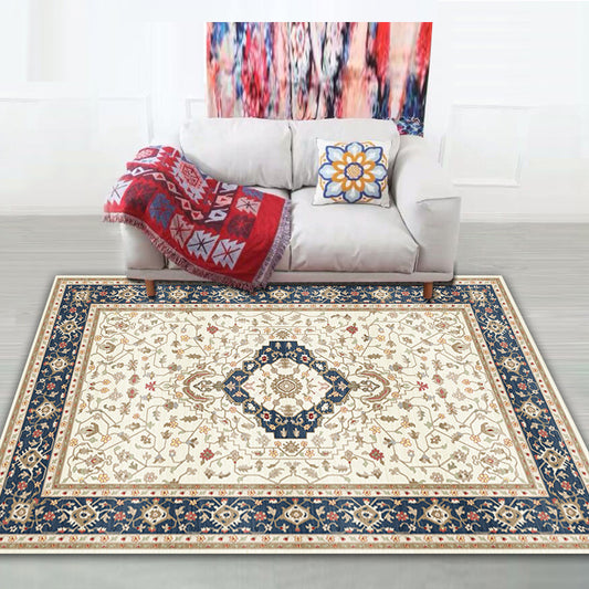 Shabby Chic Tribal Print Rug Multi-Color Bohemian Carpet Synthetics Stain Resistant Anti-Slip Backing Pet Friendly Rug for Room Beige Clearhalo 'Area Rug' 'Bohemian' 'Rugs' Rug' 2141590