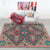 Shabby Chic Tribal Print Rug Multi-Color Bohemian Carpet Synthetics Stain Resistant Anti-Slip Backing Pet Friendly Rug for Room Rose Red Clearhalo 'Area Rug' 'Bohemian' 'Rugs' Rug' 2141600