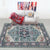 Shabby Chic Tribal Print Rug Multi-Color Bohemian Carpet Synthetics Stain Resistant Anti-Slip Backing Pet Friendly Rug for Room Dark Blue Clearhalo 'Area Rug' 'Bohemian' 'Rugs' Rug' 2141601