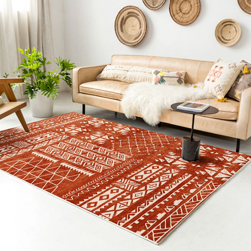 Classy Multicolor Geometric Rug Polypropylene Boho Chic Rug Non-Slip Backing Machine Washable Pet Friendly Carpet for Bedroom Clearhalo 'Area Rug' 'Bohemian' 'Rugs' Rug' 2141610