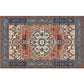 Classy Multicolor Geometric Rug Polypropylene Boho Chic Rug Non-Slip Backing Machine Washable Pet Friendly Carpet for Bedroom Gray-Blue Clearhalo 'Area Rug' 'Bohemian' 'Rugs' Rug' 2141617