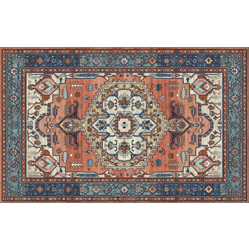 Classy Multicolor Geometric Rug Polypropylene Boho Chic Rug Non-Slip Backing Machine Washable Pet Friendly Carpet for Bedroom Gray-Blue Clearhalo 'Area Rug' 'Bohemian' 'Rugs' Rug' 2141617