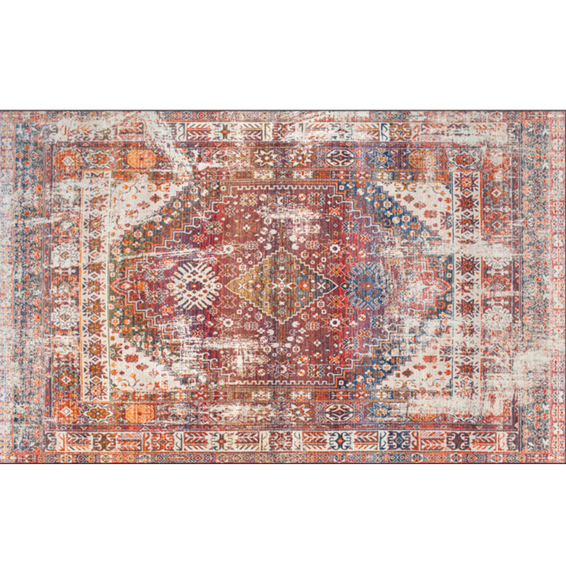 Classy Multicolor Geometric Rug Polypropylene Boho Chic Rug Non-Slip Backing Machine Washable Pet Friendly Carpet for Bedroom Gray-Pink Clearhalo 'Area Rug' 'Bohemian' 'Rugs' Rug' 2141619