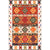 Classy Multicolor Geometric Rug Polypropylene Boho Chic Rug Non-Slip Backing Machine Washable Pet Friendly Carpet for Bedroom Orange-White Clearhalo 'Area Rug' 'Bohemian' 'Rugs' Rug' 2141622