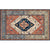 Classy Multicolor Geometric Rug Polypropylene Boho Chic Rug Non-Slip Backing Machine Washable Pet Friendly Carpet for Bedroom Red-Blue Clearhalo 'Area Rug' 'Bohemian' 'Rugs' Rug' 2141625