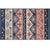 Festive Bohemian Style Rug Multi-Color Rhombus Print Rug Non-Slip Pet Friendly Washable Carpet for Family Room Blue-Pink Clearhalo 'Area Rug' 'Bohemian' 'Rugs' Rug' 2141667