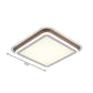 LED Living Room Flush Light White Ceiling Flush Mount with Square/Rectangular Acrylic Shade in Warm/White Light Clearhalo 'Ceiling Lights' 'Close To Ceiling Lights' 'Close to ceiling' 'Flush mount' Lighting' 214349