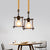 1 Light Hanging Ceiling Light with Square/Bottle Shade Metal Vintage Dining Room Pendant Lighting in Black Black Square Clearhalo 'Art Deco Pendants' 'Black' 'Cast Iron' 'Ceiling Lights' 'Ceramic' 'Crystal' 'Industrial Pendants' 'Industrial' 'Metal' 'Middle Century Pendants' 'Pendant Lights' 'Pendants' 'Rustic Pendants' 'Tiffany' Lighting' 214617