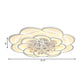 Acrylic Flower LED Flush Mount Modern 20.5"/27"/31.5" Wide Ceiling Light Fixture in Warm/White Light for Living Room Clearhalo 'Ceiling Lights' 'Close To Ceiling Lights' 'Close to ceiling' 'Flush mount' Lighting' 215460