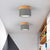 Metallic Cylindrical LED Flush Mount Macaron Flushmount Ceiling Light for Bedroom Grey Clearhalo 'Ceiling Lights' 'Close To Ceiling Lights' 'Close to ceiling' 'Flush mount' Lighting' 2162173