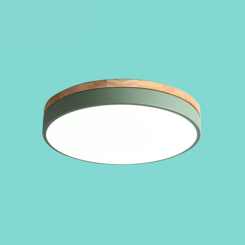 Circle Shaped Bedroom Flush Mount Lighting Acrylic Simplistic LED Flush Mount Fixture Clearhalo 'Ceiling Lights' 'Close To Ceiling Lights' 'Close to ceiling' 'Flush mount' Lighting' 2162210