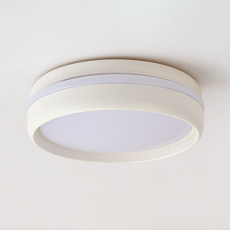 Round LED Flush Mount Minimalist Metallic Kindergarten Flushmount Ceiling Lighting Clearhalo 'Ceiling Lights' 'Close To Ceiling Lights' 'Close to ceiling' 'Flush mount' Lighting' 2162231