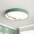 Circular Flush Ceiling Light Simplicity Acrylic LED Flush Mount Lighting Fixture with Decorative Star and Moon Green Clearhalo 'Ceiling Lights' 'Close To Ceiling Lights' 'Close to ceiling' 'Flush mount' Lighting' 2162304