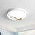 Circular Flush Ceiling Light Simplicity Acrylic LED Flush Mount Lighting Fixture with Decorative Star and Moon White Clearhalo 'Ceiling Lights' 'Close To Ceiling Lights' 'Close to ceiling' 'Flush mount' Lighting' 2162310