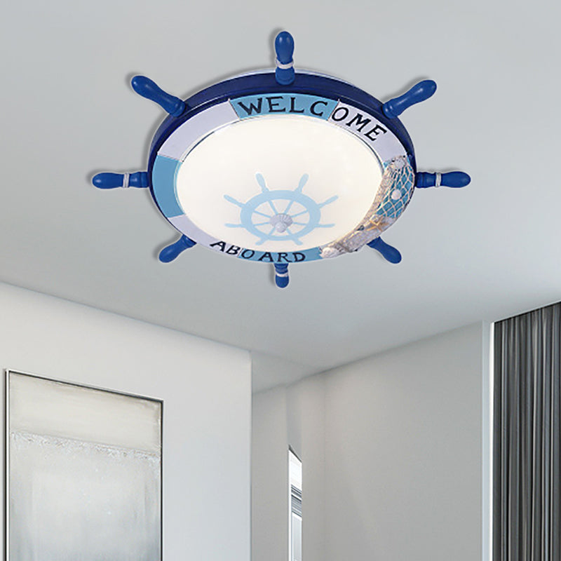 Abat-jour Double Couche CGC Lighting Bleu - Pour Plafond, Lampe De Table Ou Suspension