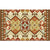 Vintage Digital Printing Geometric Rug Multicolor Boho Chic Carpet Synthetics Stain Resistant Anti-Slip Pet Friendly Rug for Home Red Brown Clearhalo 'Area Rug' 'Bohemian' 'Rugs' Rug' 2170042