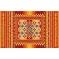 Vintage Digital Printing Geometric Rug Multicolor Boho Chic Carpet Synthetics Stain Resistant Anti-Slip Pet Friendly Rug for Home Orange Clearhalo 'Area Rug' 'Bohemian' 'Rugs' Rug' 2170052