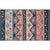 Vintage Digital Printing Geometric Rug Multicolor Boho Chic Carpet Synthetics Stain Resistant Anti-Slip Pet Friendly Rug for Home Blue-Pink Clearhalo 'Area Rug' 'Bohemian' 'Rugs' Rug' 2170056