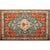 Vintage Digital Printing Geometric Rug Multicolor Boho Chic Carpet Synthetics Stain Resistant Anti-Slip Pet Friendly Rug for Home Orange Red Clearhalo 'Area Rug' 'Bohemian' 'Rugs' Rug' 2170058