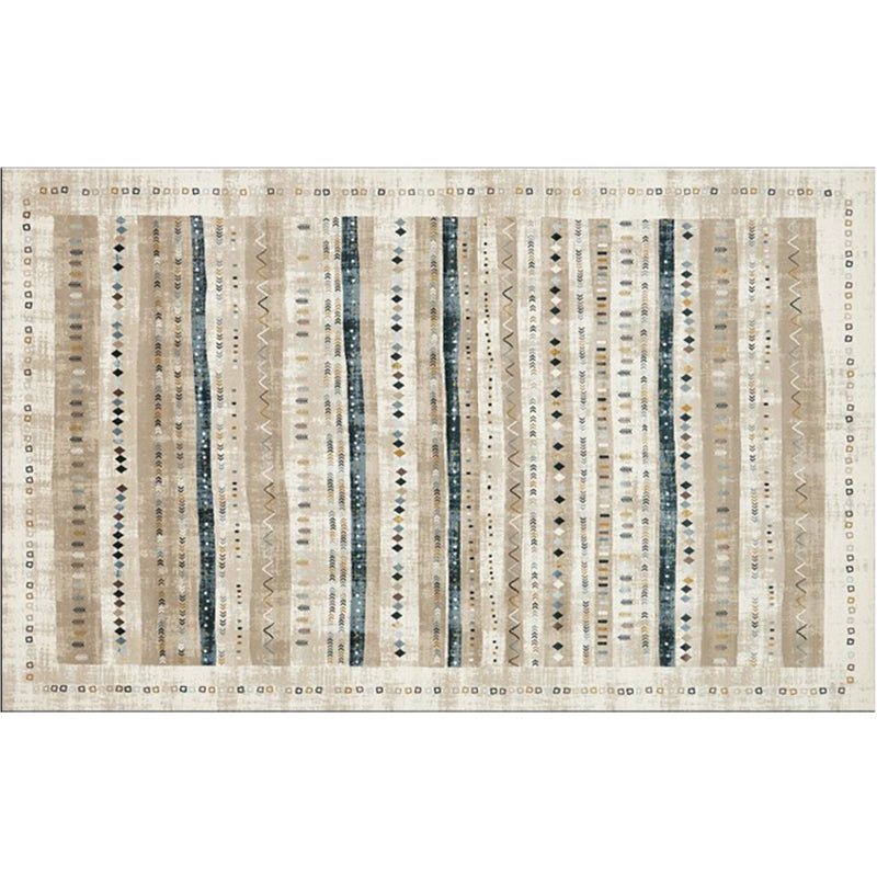 Vintage Digital Printing Geometric Rug Multicolor Boho Chic Carpet Synthetics Stain Resistant Anti-Slip Pet Friendly Rug for Home Gray-Blue Clearhalo 'Area Rug' 'Bohemian' 'Rugs' Rug' 2170061