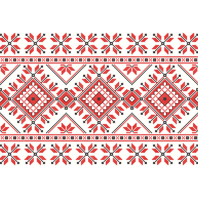 Exotic Bohemian Rug Multi-Color Assorted Patterned Rug Anti-Slip Backing Machine Washable Stain Resistant Rug for Living Room Orange Pink Clearhalo 'Area Rug' 'Bohemian' 'Rugs' Rug' 2170085