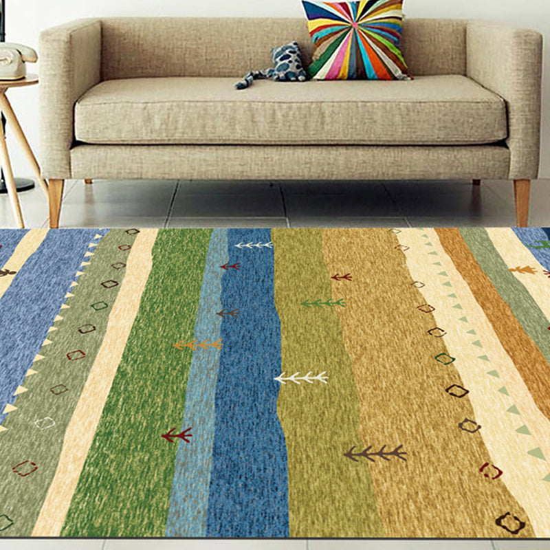 Multi Color Bohemian Rug Polypropylene Colorblock Tribal Print Rug Machine Washable Anti-Slip Backing Stain Resistant Carpet for Sitting Room Clearhalo 'Area Rug' 'Bohemian' 'Rugs' Rug' 2170093