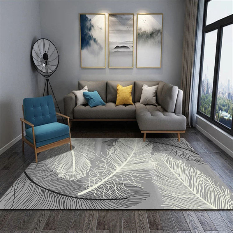 Classic Multicolor Boho Rug Polyester Geometric Pattern Carpet Anti-Slip Machine Washable Stain Resistant Rug for Home Decor Grey Clearhalo 'Area Rug' 'Bohemian' 'Rugs' Rug' 2170124
