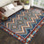 Restoration Tribal Printed Rug Multicolor Bohemian Carpet Synthetics Anti-Slip Backing Stain Resistant Pet Friendly Rug for Room Blue-Red Clearhalo 'Area Rug' 'Bohemian' 'Rugs' Rug' 2170166