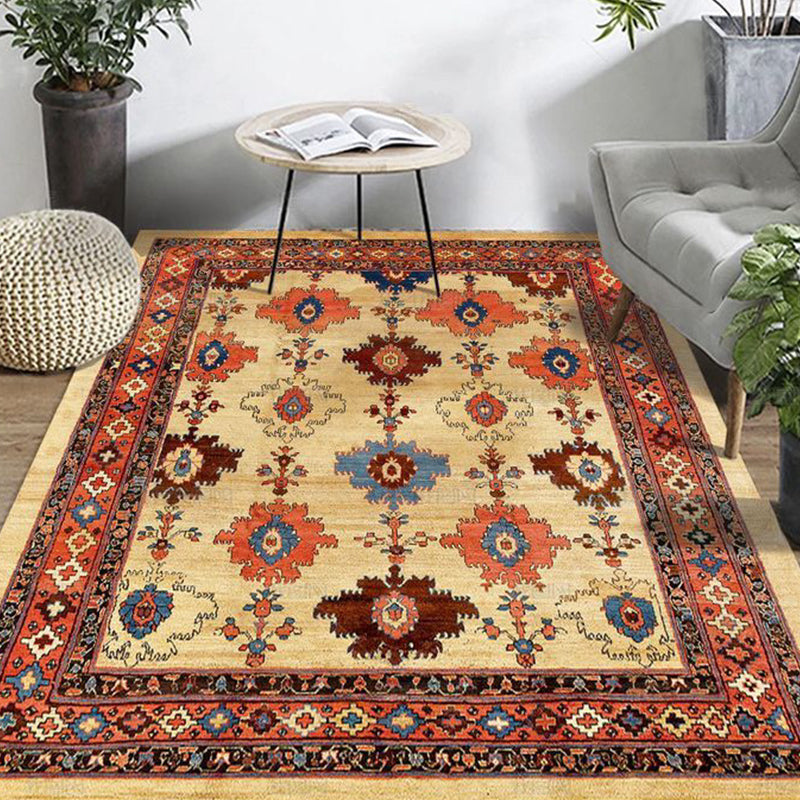 Restoration Tribal Printed Rug Multicolor Bohemian Carpet Synthetics Anti-Slip Backing Stain Resistant Pet Friendly Rug for Room Yellow Clearhalo 'Area Rug' 'Bohemian' 'Rugs' Rug' 2170167