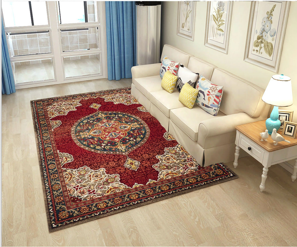 Restoration Tribal Printed Rug Multicolor Bohemian Carpet Synthetics Anti-Slip Backing Stain Resistant Pet Friendly Rug for Room Clearhalo 'Area Rug' 'Bohemian' 'Rugs' Rug' 2170171