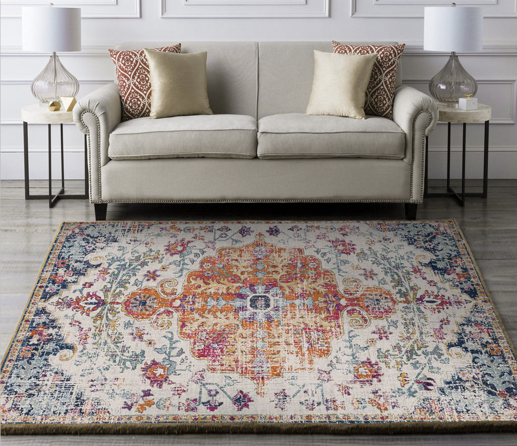 Restoration Tribal Printed Rug Multicolor Bohemian Carpet Synthetics Anti-Slip Backing Stain Resistant Pet Friendly Rug for Room Clearhalo 'Area Rug' 'Bohemian' 'Rugs' Rug' 2170181