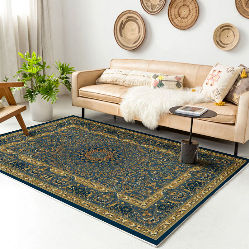 Traditional Multi-Color Patterned Rug Polyester Boho Chic Rug Non-Slip Machine Washable Stain Resistant Area Carpet for Home Rose Gold Clearhalo 'Area Rug' 'Bohemian' 'Rugs' Rug' 2170213