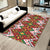 Bohemian Mosaic Tile Print Rug Multicolored Polypropylene Rug Stain Resistant Washable Non-Slip Backing Rug for Home Decoration Red-White Clearhalo 'Area Rug' 'Bohemian' 'Rugs' Rug' 2170245