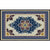Nostalgia Multicolor Patterned Rug Polyester Bohemia Rug Anti-Slip Backing Stain Resistant Washable Carpet for Home Decor Blue-Yellow Clearhalo 'Area Rug' 'Bohemian' 'Rugs' Rug' 2170270