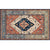 Nostalgia Multicolor Patterned Rug Polyester Bohemia Rug Anti-Slip Backing Stain Resistant Washable Carpet for Home Decor Red-White Clearhalo 'Area Rug' 'Bohemian' 'Rugs' Rug' 2170289