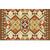 Nostalgia Multicolor Patterned Rug Polyester Bohemia Rug Anti-Slip Backing Stain Resistant Washable Carpet for Home Decor Coffee Clearhalo 'Area Rug' 'Bohemian' 'Rugs' Rug' 2170290