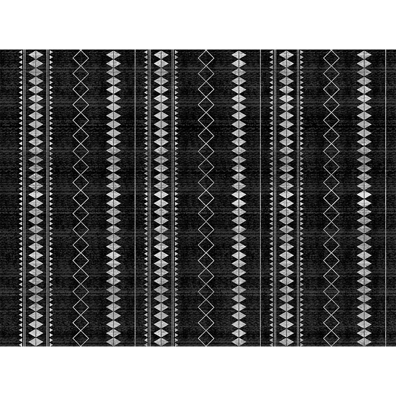 Fashion Boho Chic Rug Multi Color Rhombus Printing Carpet Machine Washable Pet Friendly Anti-Slip Backing Rug for Home Clearhalo 'Area Rug' 'Bohemian' 'Rugs' Rug' 2170300