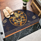Chinoiserie Patterned Rug Multi Colored Polypropylene Carpet Anti-Slip Backing Pet Friendly Stain Resistant Rug for Door Ocean Blue Clearhalo 'Area Rug' 'Rug' 2170337