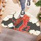 Chinoiserie Patterned Rug Multi Colored Polypropylene Carpet Anti-Slip Backing Pet Friendly Stain Resistant Rug for Door Black Clearhalo 'Area Rug' 'Rug' 2170340