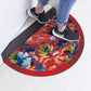 Chinoiserie Patterned Rug Multi Colored Polypropylene Carpet Anti-Slip Backing Pet Friendly Stain Resistant Rug for Door Watermelon Red Clearhalo 'Area Rug' 'Rug' 2170345