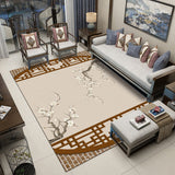 Fancy Multicolor Flower Rug Polypropylene Asian Style Rug Stain Resistant Anti-Slip Backing Pet Friendly Rug for Guest Room Coffee Clearhalo 'Area Rug' 'Rug' 2170378