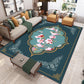 Traditional Chinoiserie Rug Multicolor Landscape Print Rug Pet Friendly Washable Non-Slip Carpet for Home Navy Clearhalo 'Area Rug' 'Rug' 2170439