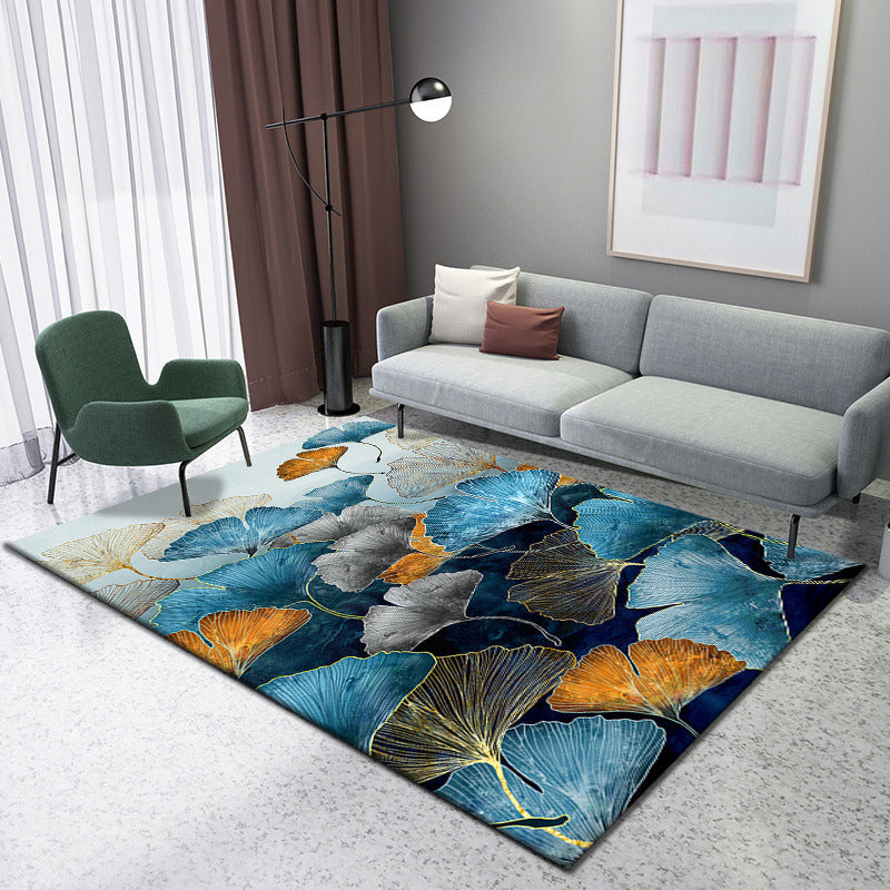 Enchanting 3D Natural Scene Rug Multicolor Asian Rug Synthetics Pet Friendly Stain Resistant Non-Slip Backing Rug for Living Room Black Clearhalo 'Area Rug' 'Rug' 2170488
