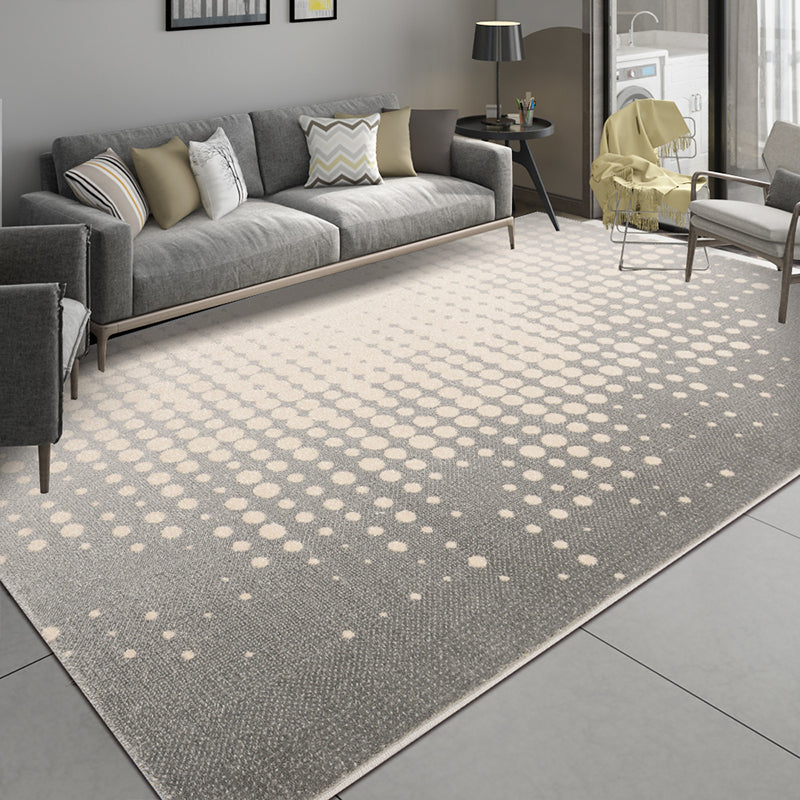 Multi Color Rustic Effect Rug Synthetics Cyberpunk Rug Stain Resistant Non-Slip Machine Washable Rug for Guest Room Yellow-Gray Clearhalo 'Area Rug' 'Rug' 2170571