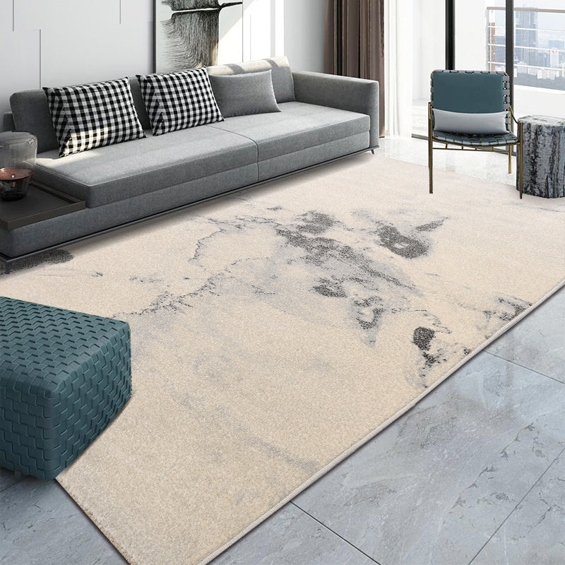 Industrial Dining Room Rug Multi Colored Fading Effect Carpet Polypropylene Machine Washable Anti-Slip Pet Friendly Rug Beige Clearhalo 'Area Rug' 'Rug' 2170580