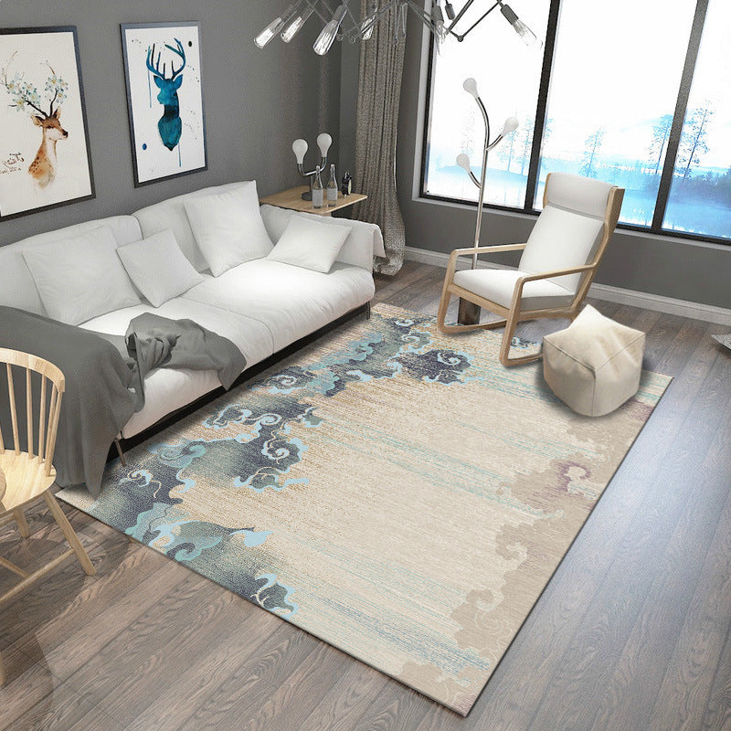Steampunk Living Room Rug Multi Color Rustic Surface Look Rug Synthetics Stain Resistant Anti-Slip Pet Friendly Indoor Rug Beige Clearhalo 'Area Rug' 'Rug' 2170588