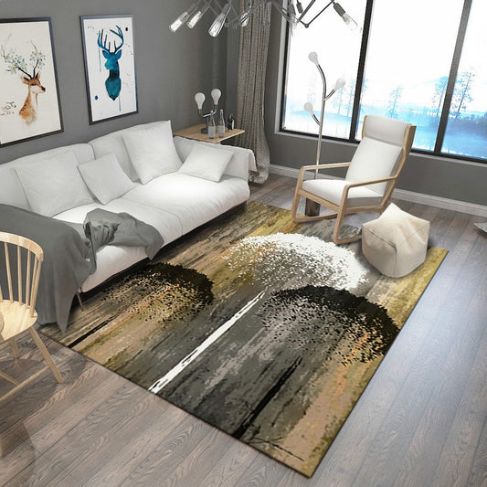 Steampunk Living Room Rug Multi Color Rustic Surface Look Rug Synthetics Stain Resistant Anti-Slip Pet Friendly Indoor Rug Clearhalo 'Area Rug' 'Rug' 2170593