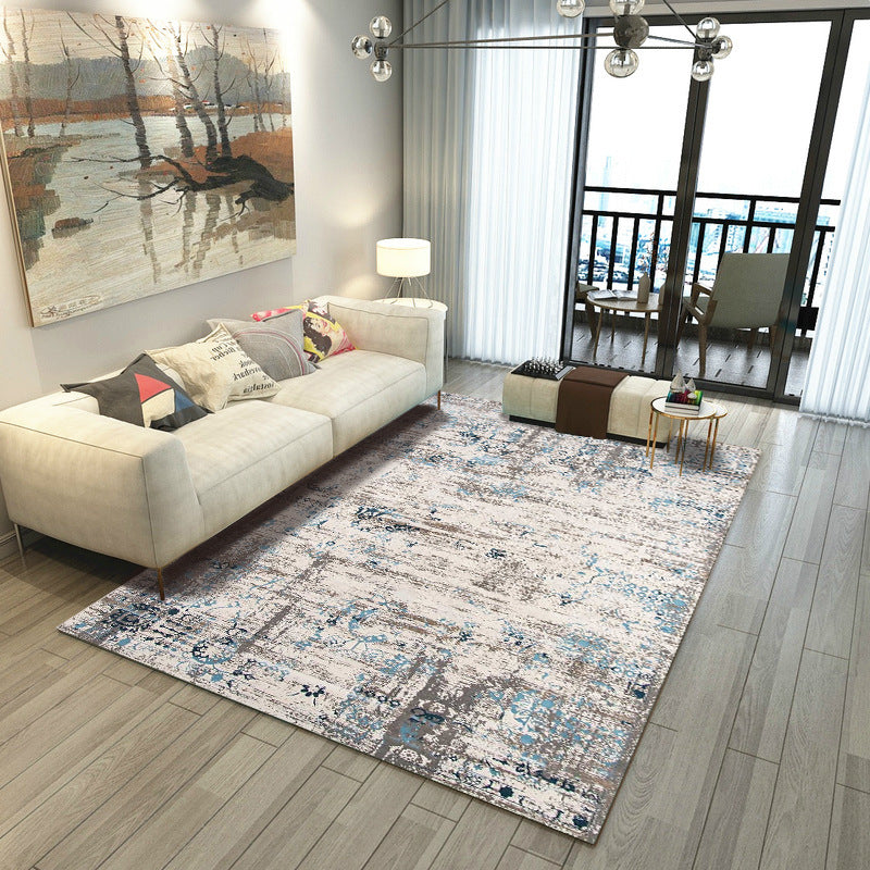 Steampunk Living Room Rug Multi Color Rustic Surface Look Rug Synthetics Stain Resistant Anti-Slip Pet Friendly Indoor Rug Clearhalo 'Area Rug' 'Rug' 2170599