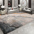 Grey Abstract Ink Painting Rug Polyester Industrial Area Carpet Stain Resistant Pet Friendly Non-Slip Rug for Living Room Grey 6'7" x 9'6" Clearhalo 'Area Rug' 'Rug' 2170634